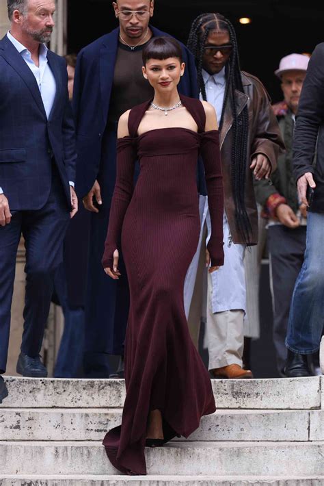 celebs wearing fendi|Zendaya's Couture Fendi Gown Had an Athleisure.